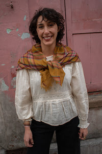 FRNCH Amber Cream Lace Blouse - The Mercantile London