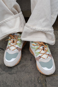 Karhu Fusion 2.0 Turtledove / Shadow Lime Trainers - The Mercantile London
