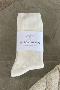Le Bon Shoppe Crisp White Socks