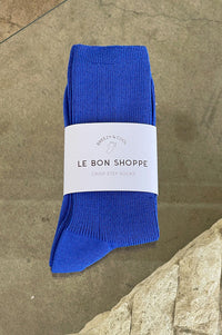 Le Bon Shoppe Crisp Blue Socks