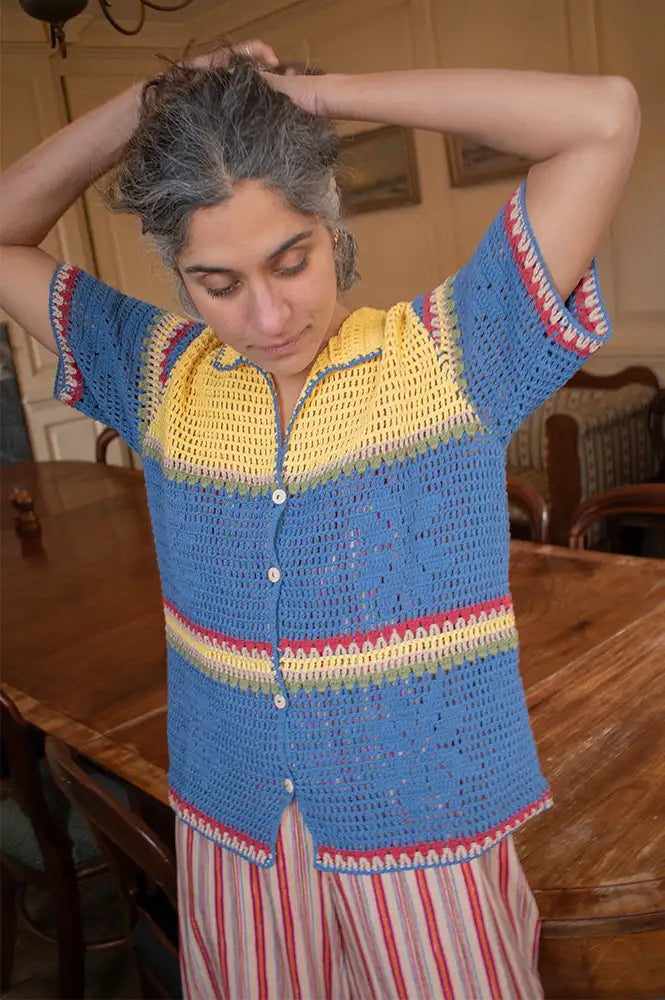 Charlie Joe Jondra Crochet Shirt - The Mercantile London
