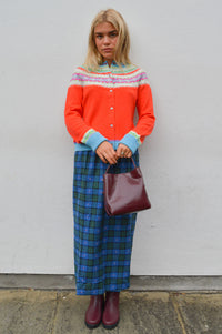 Steele Ingrid Forest Check Skirt