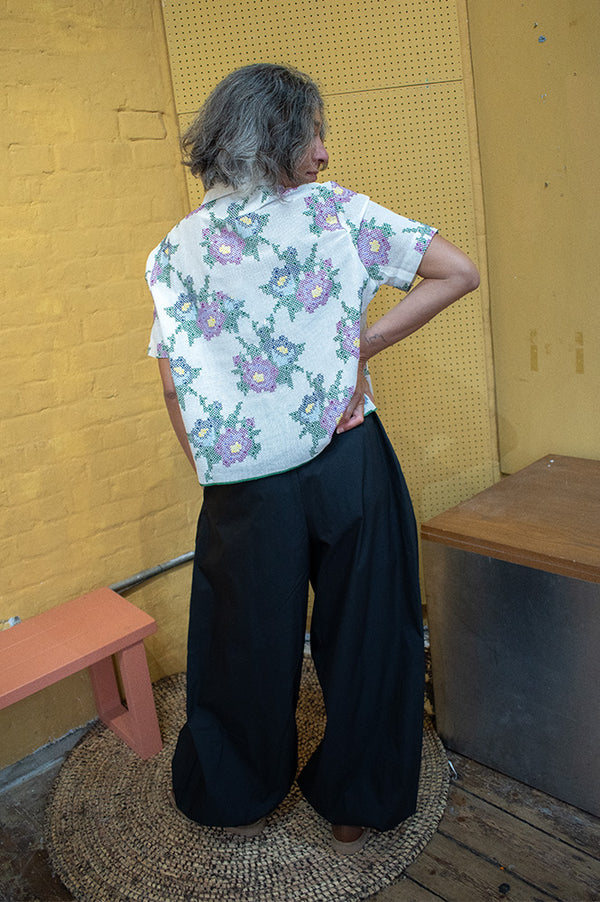 Sacrecoeur Thais Multicoloured Embroidered Polo - The Mercantile London