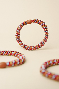 KKNEKKI Mix Bordeaux Curry Hair Tie - The Mercantile London