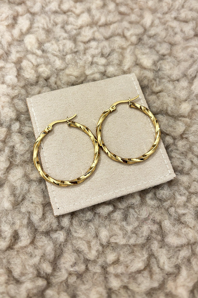 and danu Curlew Hoop Earrings
