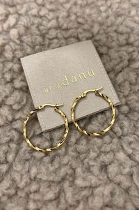 and danu Curlew Hoop Earrings