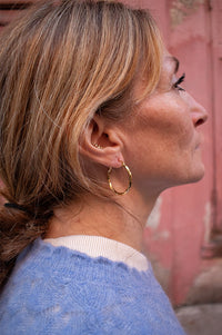 and danu Curlew Hoop Earrings