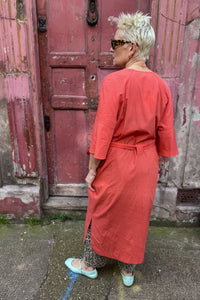 Cus Bell Sleeve Rouge Dress - The Mercantile London