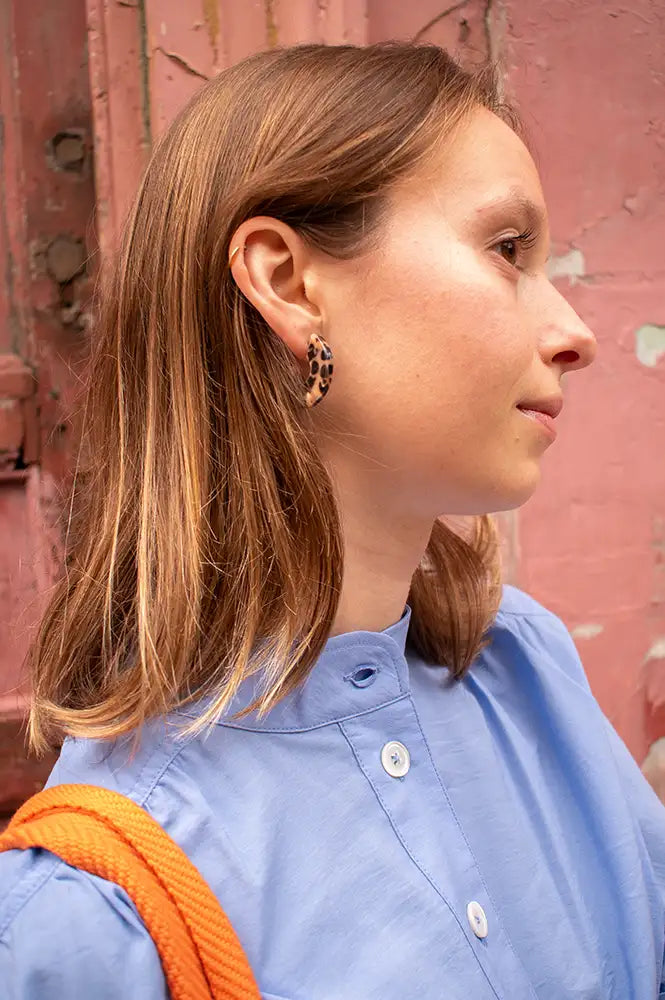 Custom Made Karamell Hoop Earrings - The Mercantile London