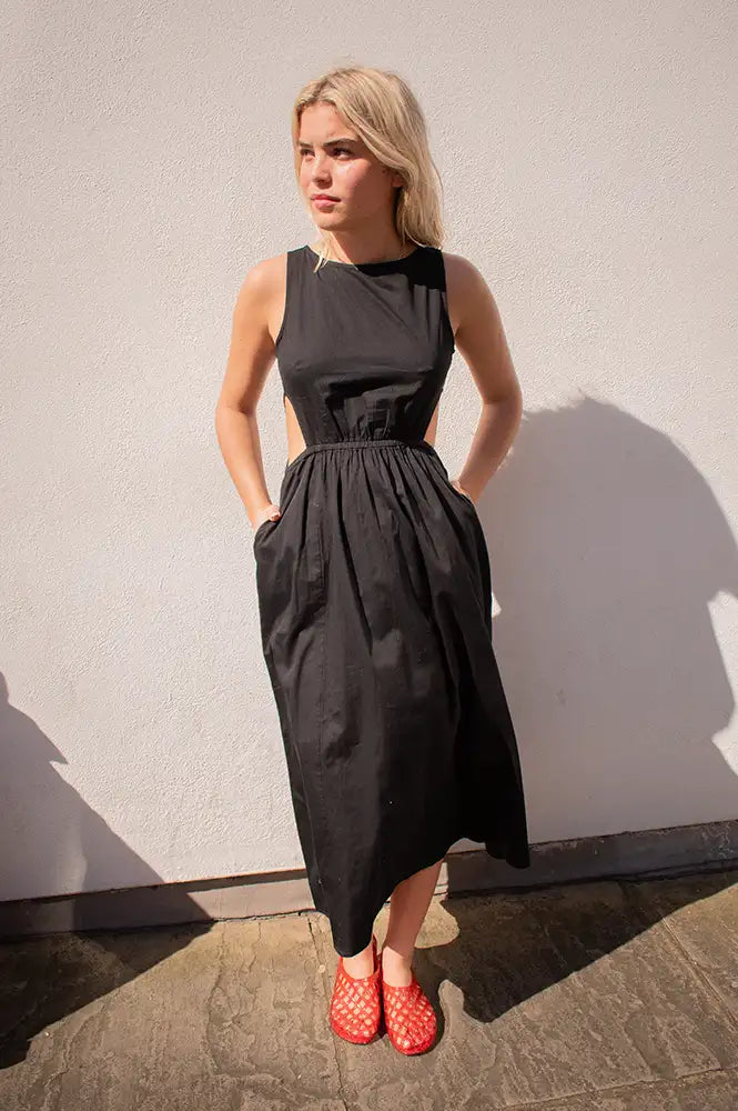 Thinking Mu Kin Black Dress - The Mercantile London