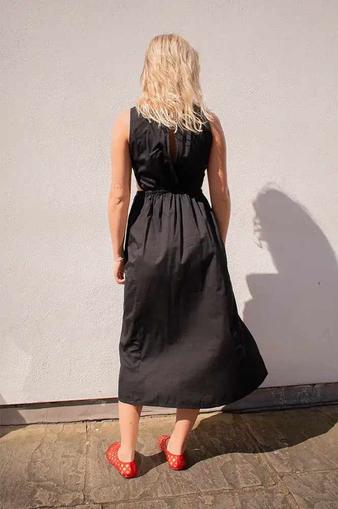Thinking Mu Kin Black Dress - The Mercantile London