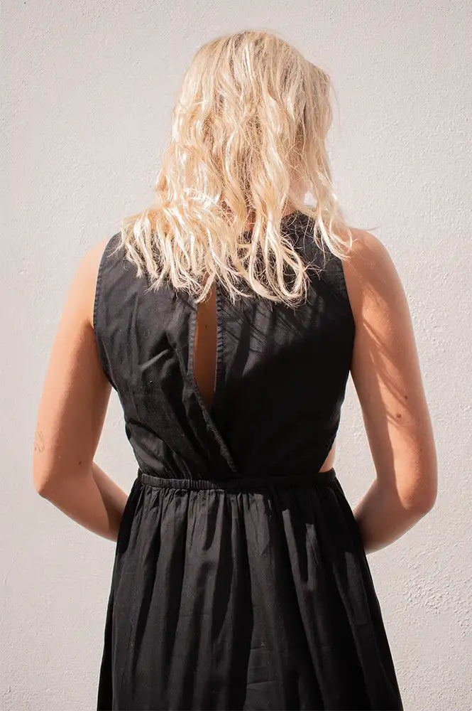 Thinking Mu Kin Black Dress - The Mercantile London