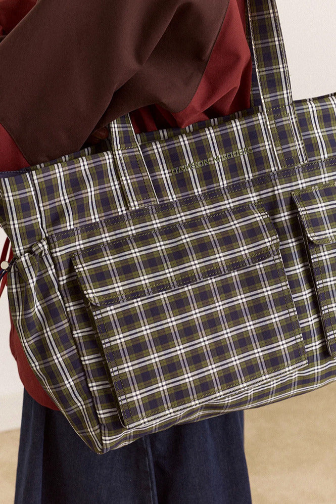Damson Madder Eliza Lyra Check Bag