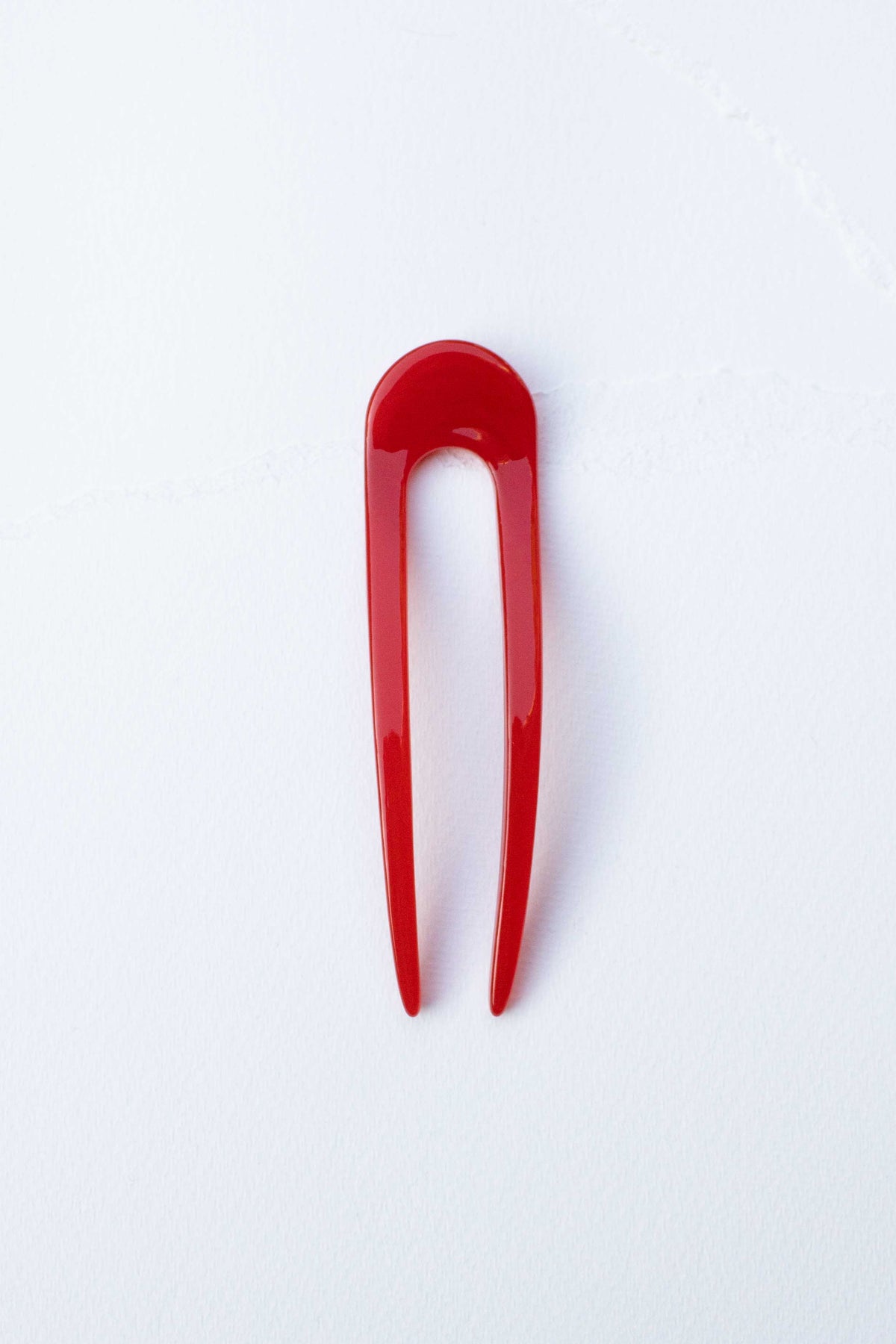 Tiepology Eco Red French Hair Pin RESIZE - The Mercantile London