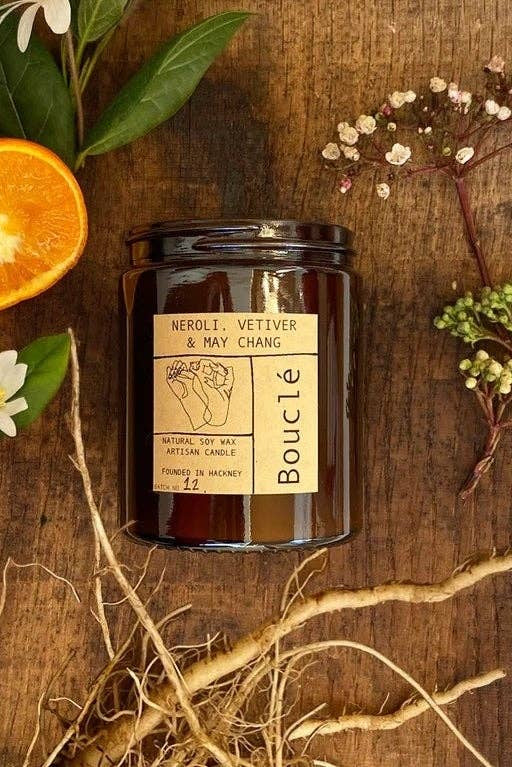 Neroli, Vetiver & May Chang Essential Oil Candle: 120ml [Small] - The Mercantile London