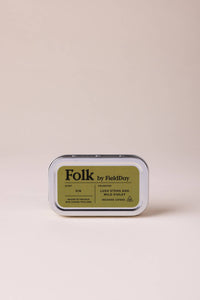 Folk by Field Day product packaging on a beige background