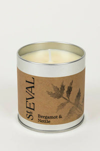 St. Eval Bergamont and Nettle Scented Tin Candle - The Mercantile London