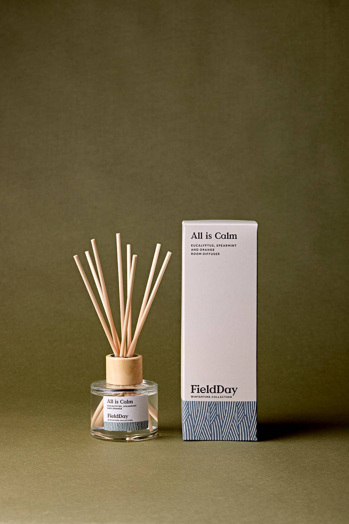 Christmas All Is Calm Eco Friendly Reed Diffuser - The Mercantile London