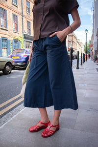 Damson Madder Lotta Antiqued Navy Culottes