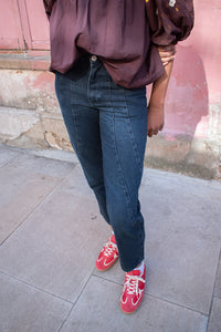 Damson Madder Juli Wavy Seam Jeans - The Mercantile London