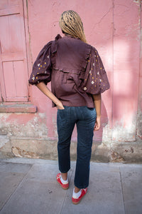 Damson Madder Juli Wavy Seam Jeans - The Mercantile London