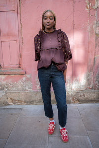 Damson Madder Juli Wavy Seam Jeans - The Mercantile London