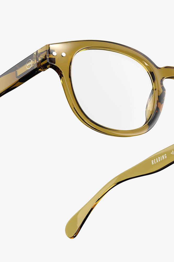IZIPIZI #C Golden Green Reading Glasses - The Mercantile London