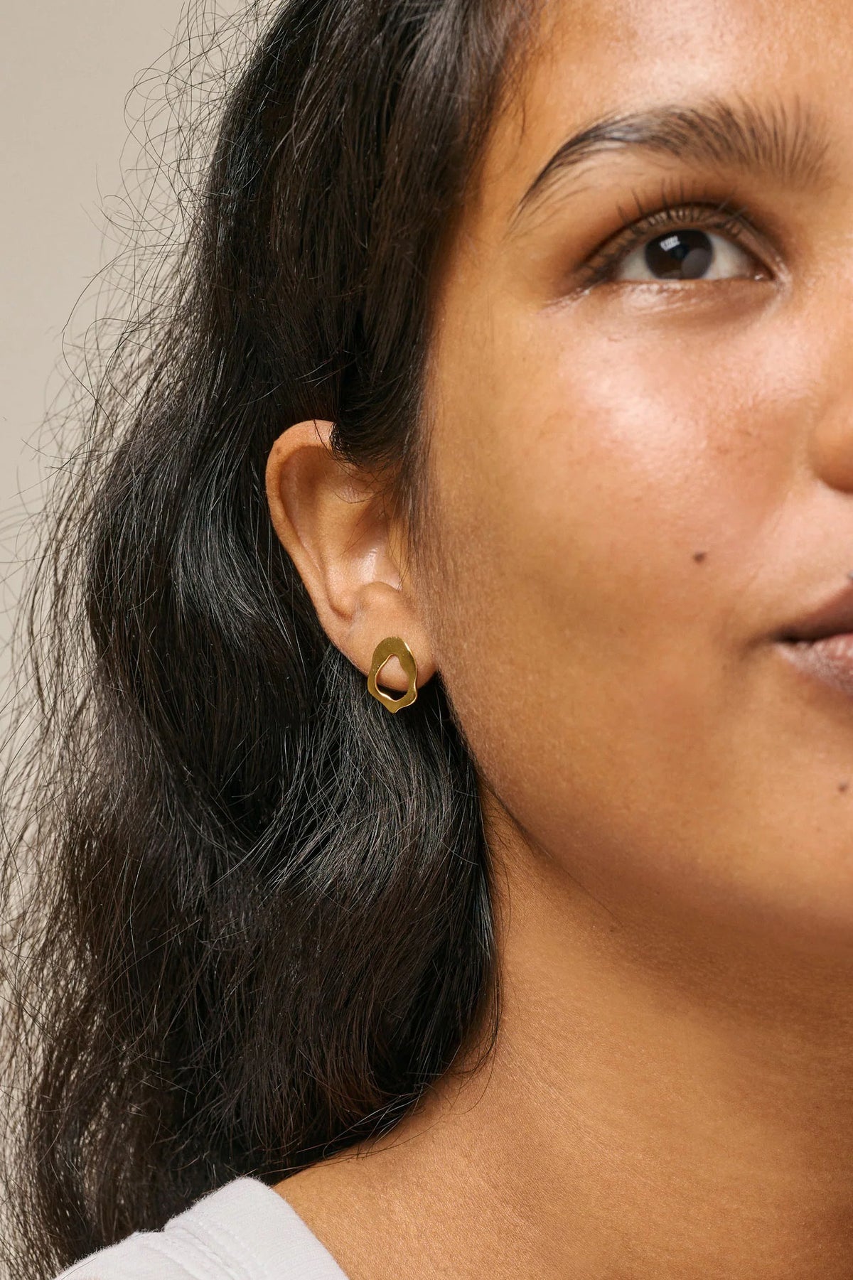 Enamel Copenhagen Daphne Gold Studs - The Mercantile London
