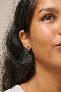 Enamel Copenhagen Daphne Gold Studs - The Mercantile London