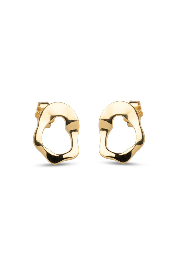 Enamel Copenhagen Daphne Gold Studs - The Mercantile London