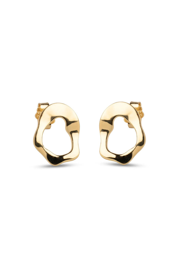 Enamel Copenhagen Daphne Gold Studs - The Mercantile London