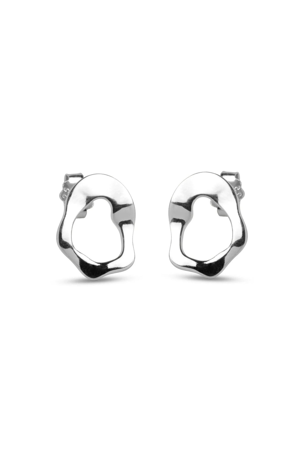 Enamel Copenhagen Daphne Silver Studs - The Mercantile London