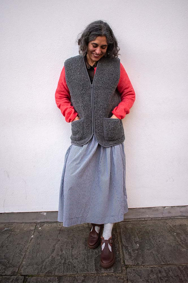 YOKO Deep Graphite Vest - The Mercantile London