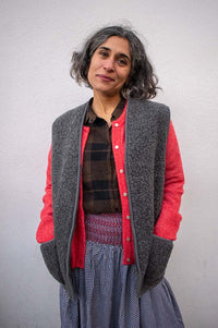 YOKO Deep Graphite Vest - The Mercantile London