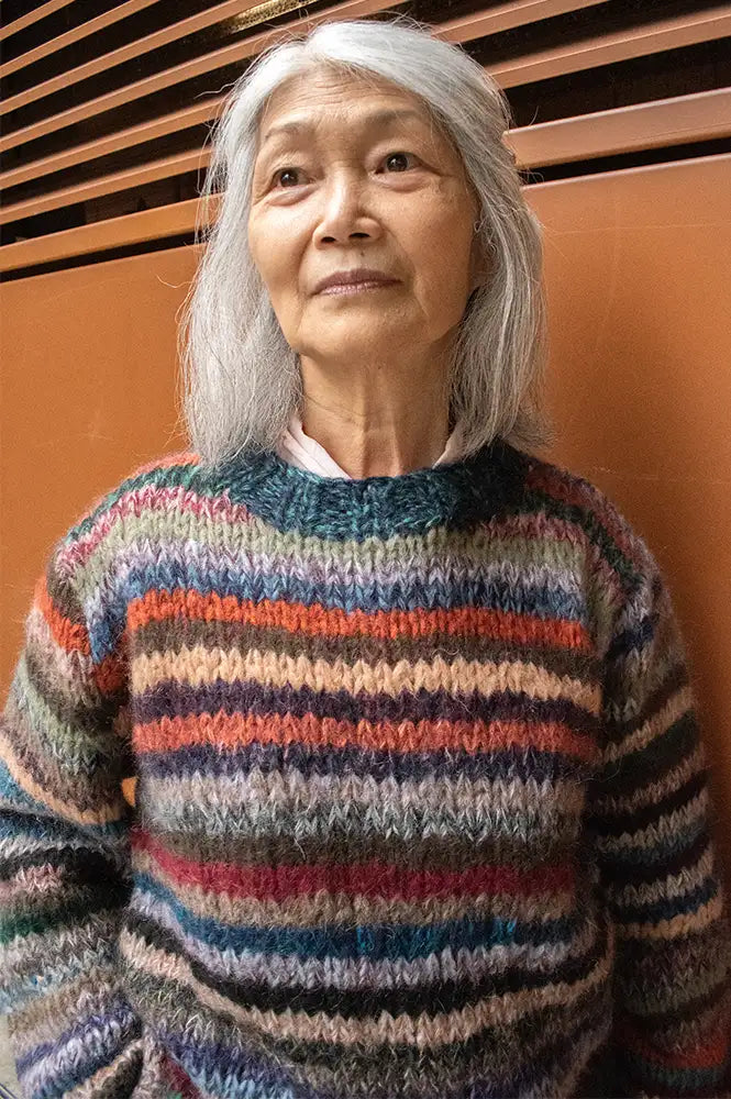 Dawn x Dare Genova Dark Multi Stripe Jumper