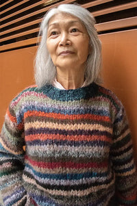 Dawn x Dare Genova Dark Multi Stripe Jumper