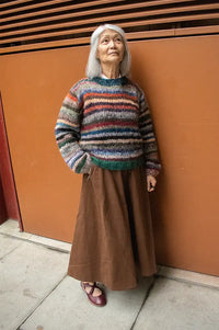 Dawn x Dare Genova Dark Multi Stripe Jumper