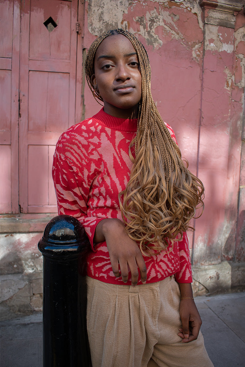 Dedicated Limhamn True Red Jumper - The Mercantile London