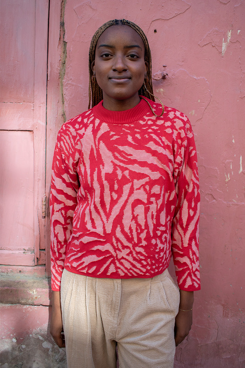 Dedicated Limhamn True Red Jumper - The Mercantile London