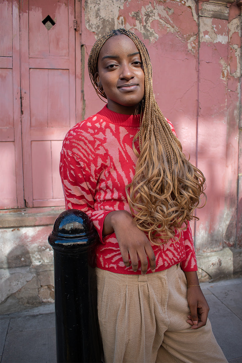 Dedicated Limhamn True Red Jumper - The Mercantile London