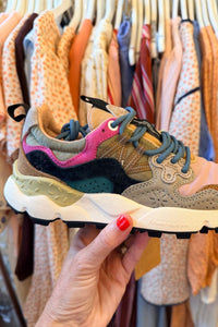 Flower Mountain Yamano 3 Light Brown, Rose, Taupe Trainers