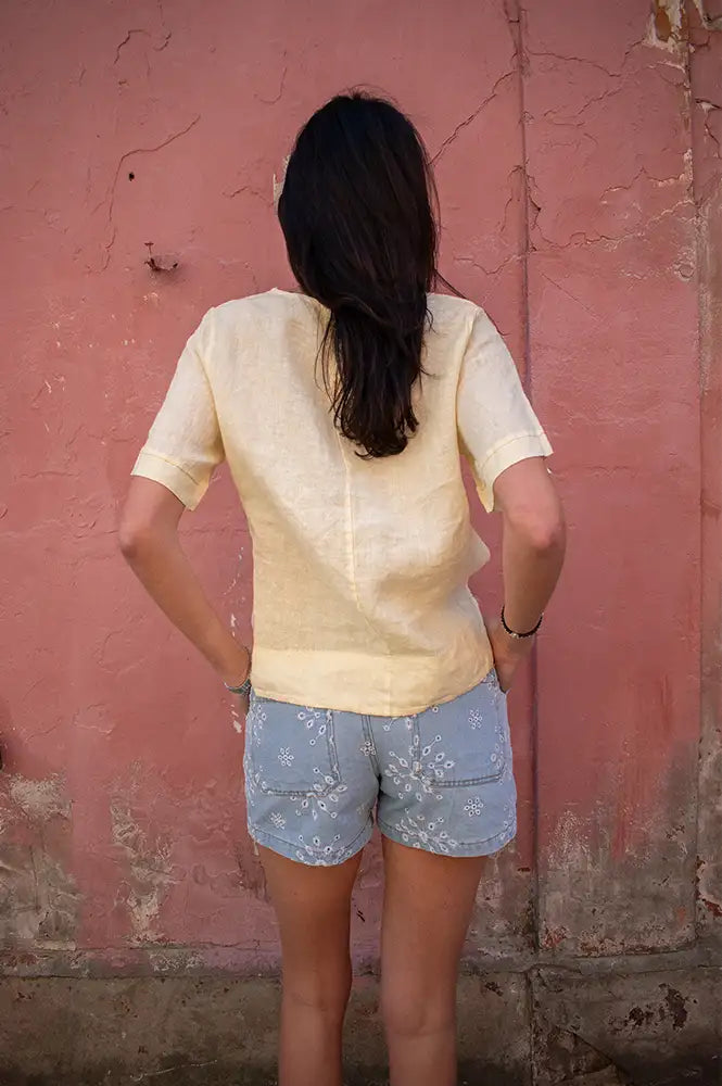 Marta Ceyla Coloniale Linen Top - The Mercantile London