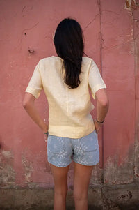 Marta Ceyla Coloniale Linen Top - The Mercantile London
