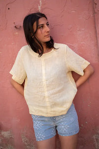Marta Ceyla Coloniale Linen Top - The Mercantile London