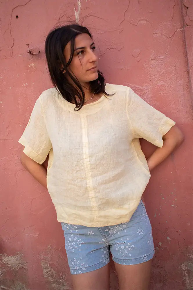 Marta Ceyla Coloniale Linen Top - The Mercantile London