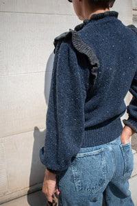 Bonté Delphine Navy Knit Jacket - The Mercantile London