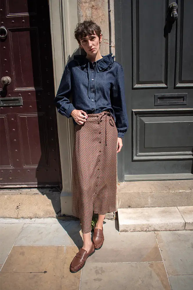 Des Petite Hauts Louizianne Dark Denim Shirt
