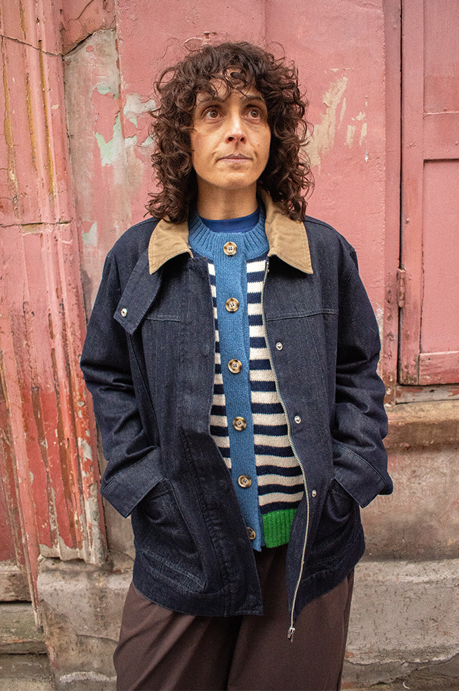 Object Sirennia Dark Washed Denim Jacket