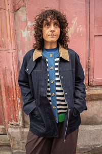 Object Sirennia Dark Washed Denim Jacket