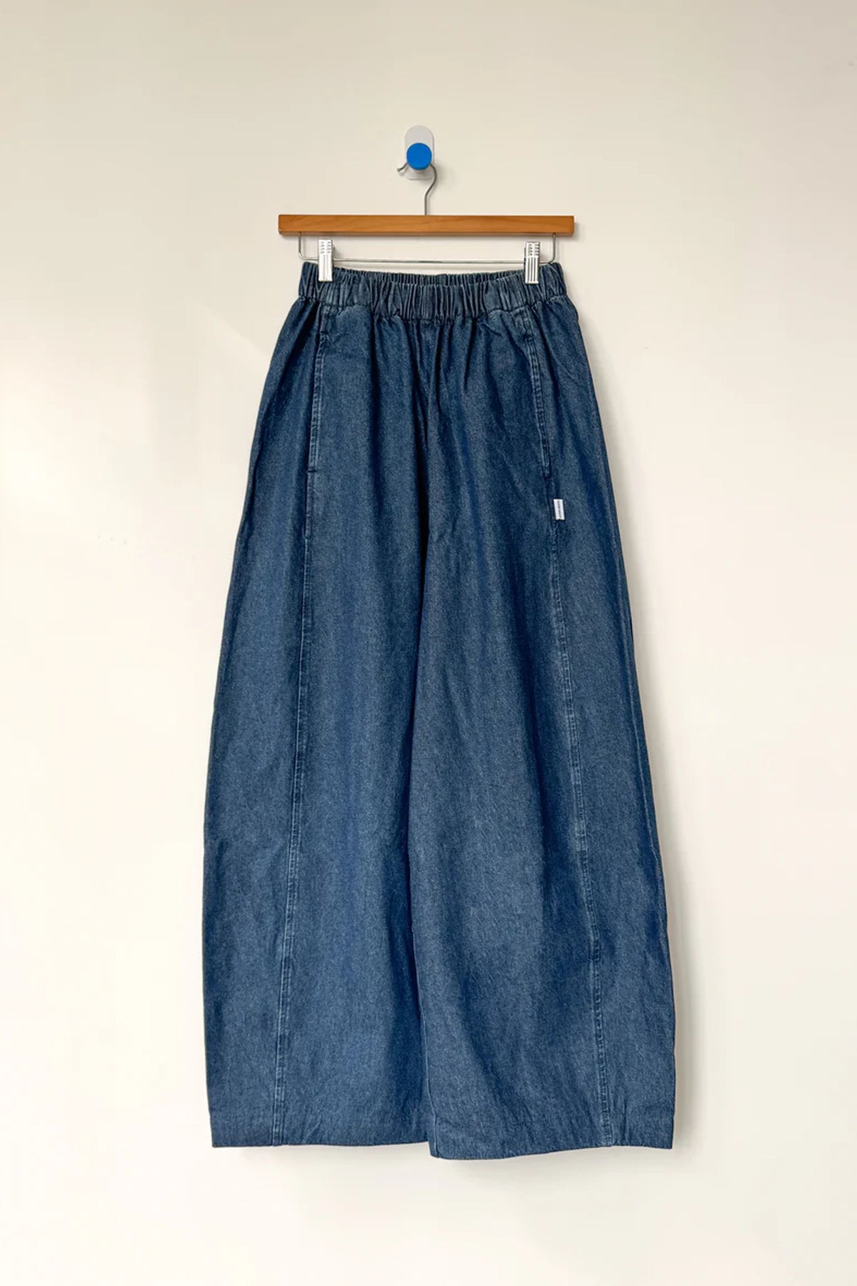 Le Bon Shoppe Denim Blue Parachute Pants - The Mercantile London